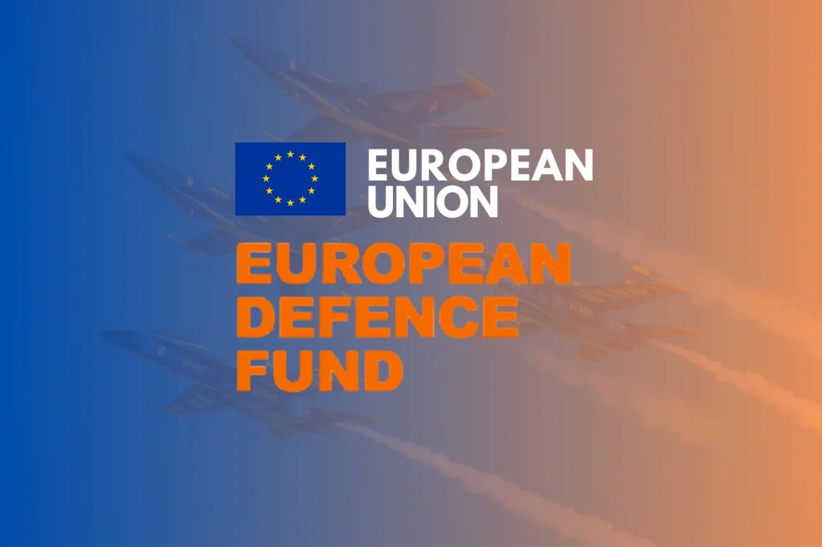 European Union flag representing the European Defence Fund (EDF)